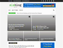 Tablet Screenshot of mlmblog.net